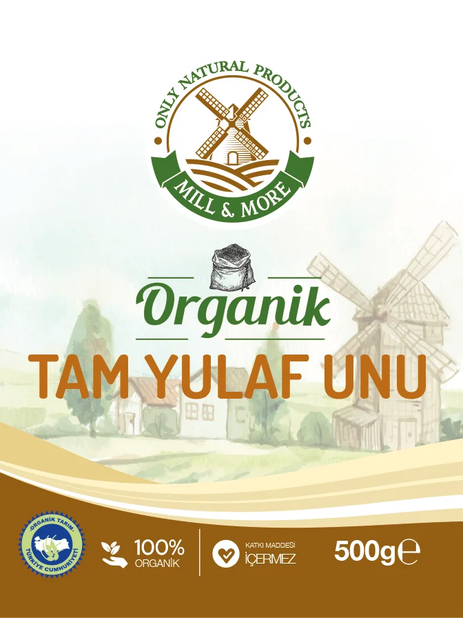 Organik Yulaf Unu 500 g - Görsel 3