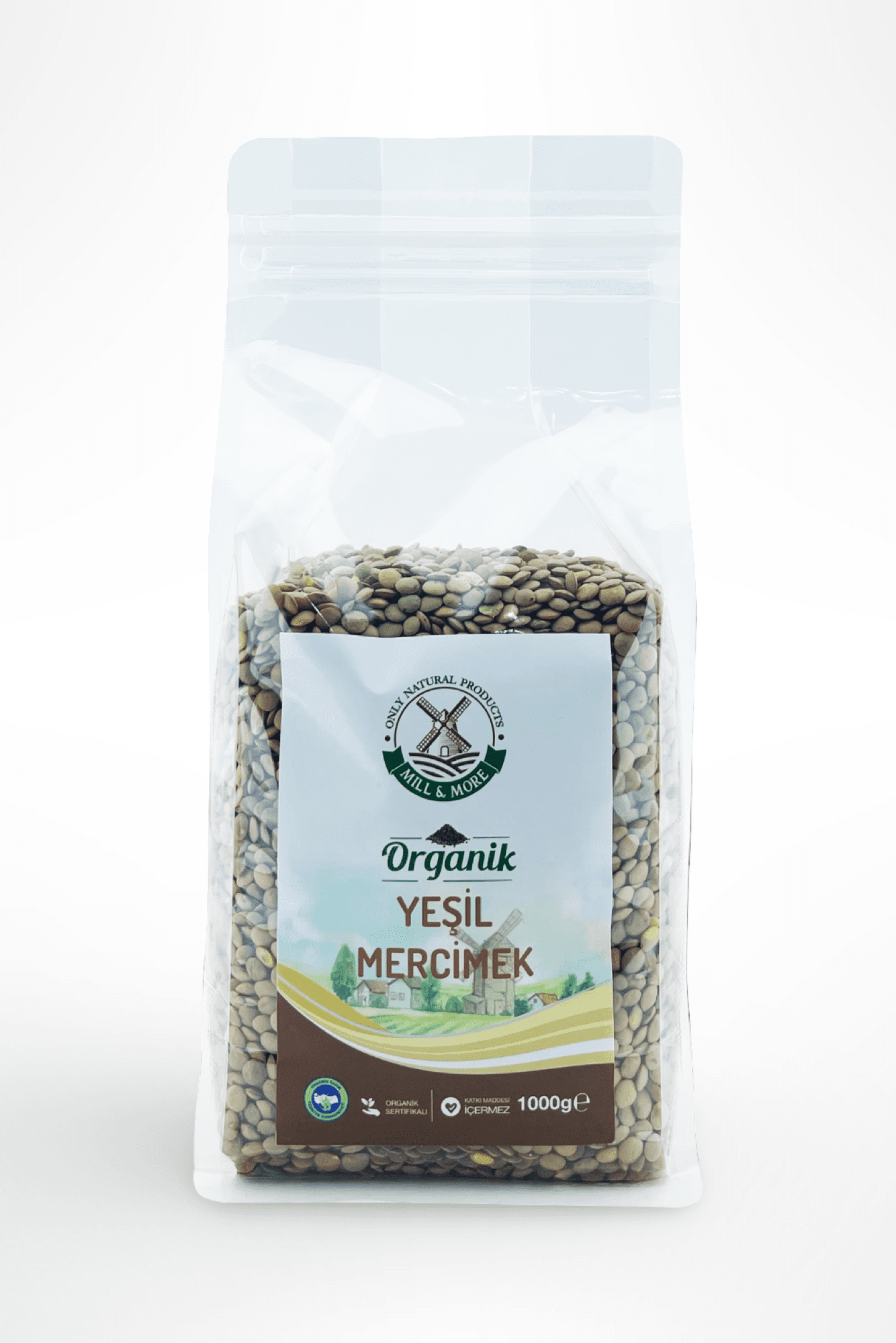 yesil-mercimek-1000 Organik Yeşil Mercimek 1 kg - Görsel 1